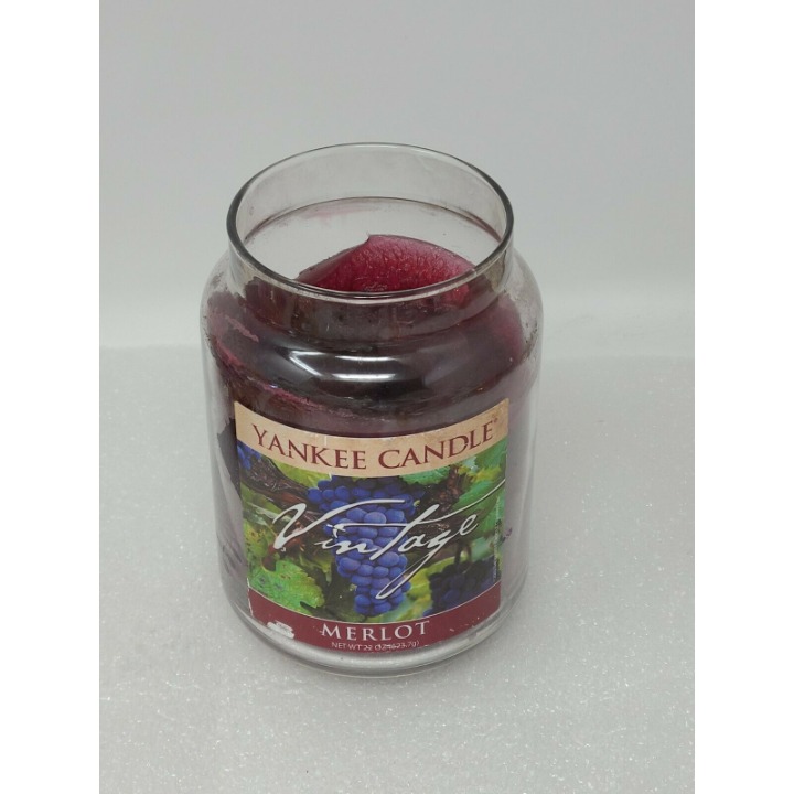 Yankee Candle Merlot Large Jar Candle 22 oz Discontinued & Rare