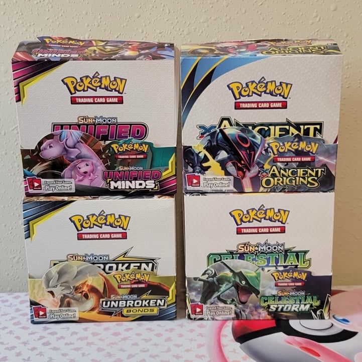 Empty Pokemon Booster Boxes