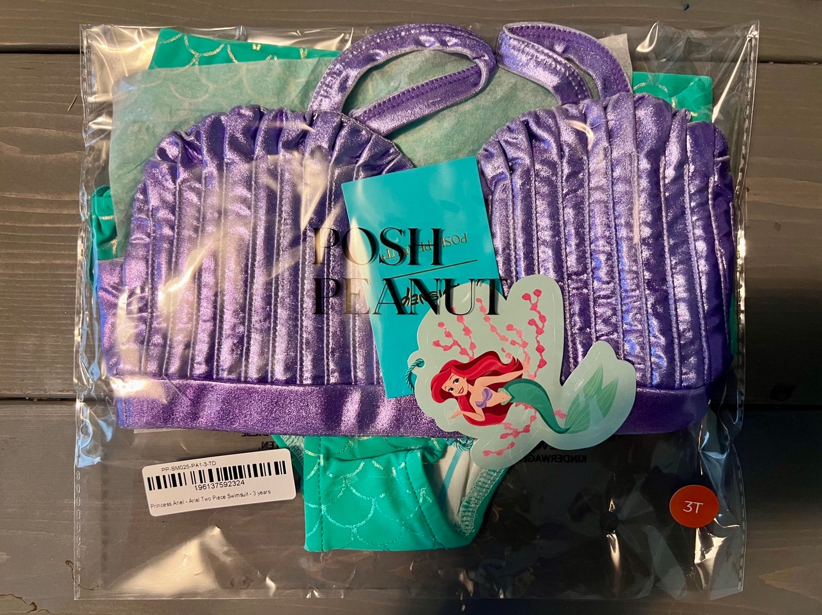 Posh Peanut Ariel 2 piece swim 3T