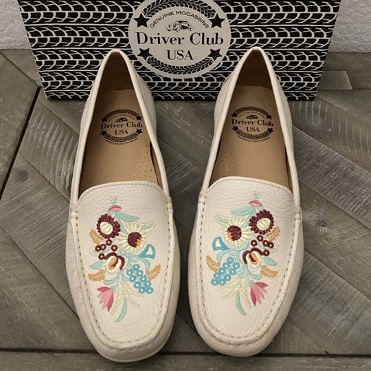 NWT DRIVER CLUB USA Nashville Embroidered Loafer (Women), (169) size 9