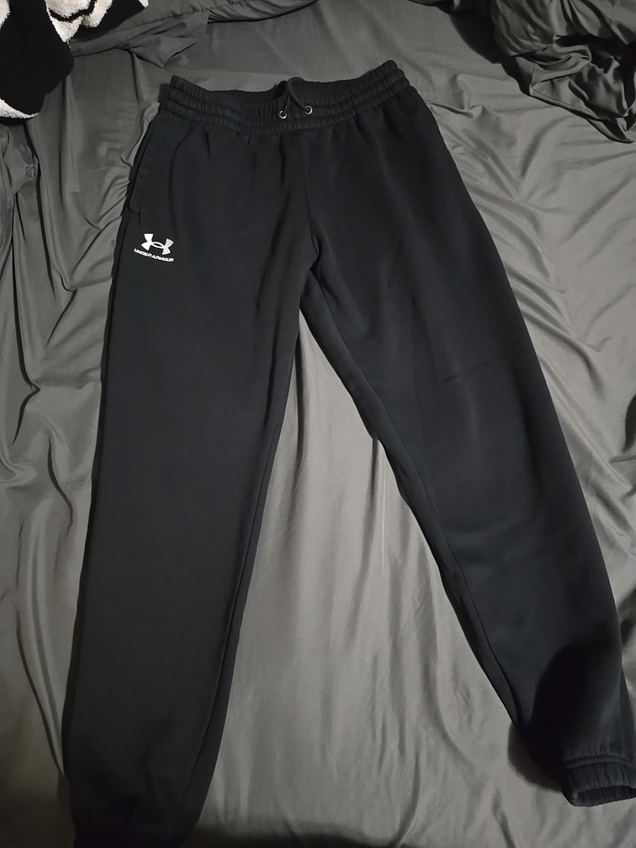 Black Under Armor Sweatpants, Large