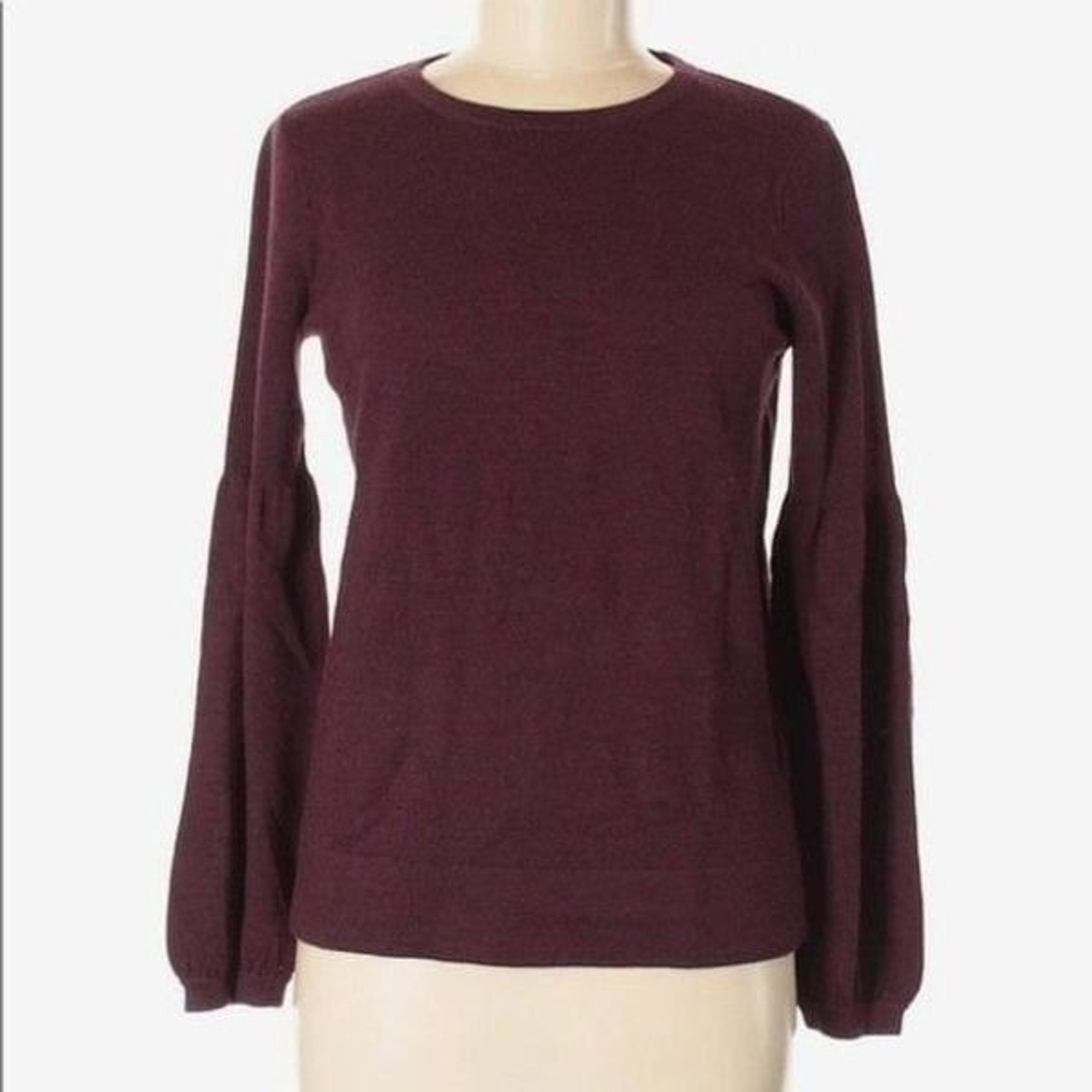 Club Monaco sweater wool maroon women’s small