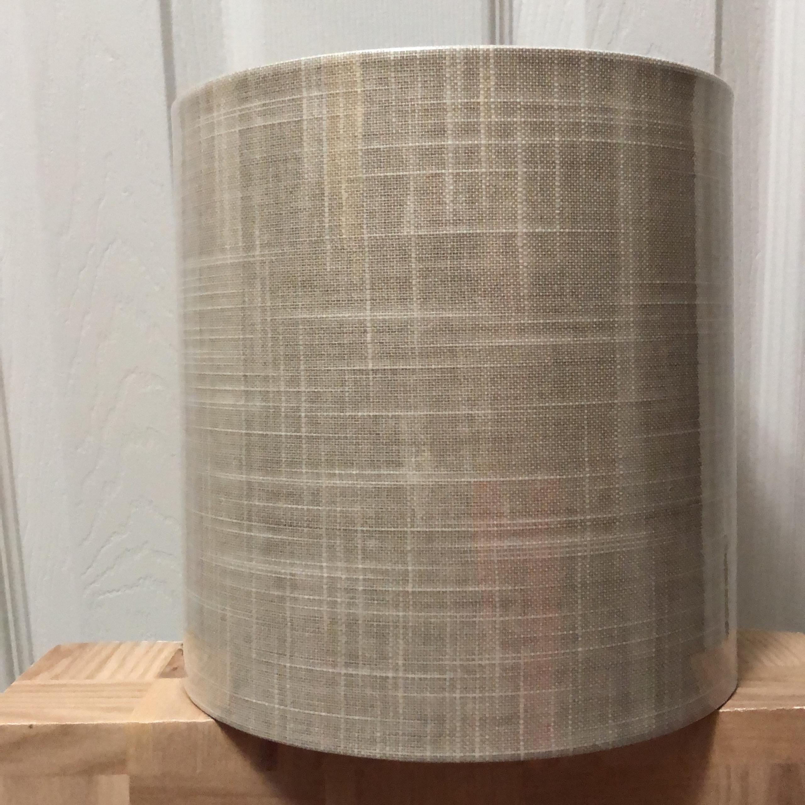 Beige & white Lampshade