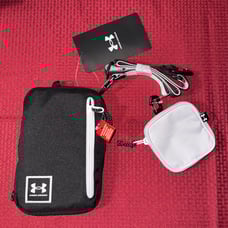 Under Armour Unisex UA Loudon Crossbody Black/White White #0015