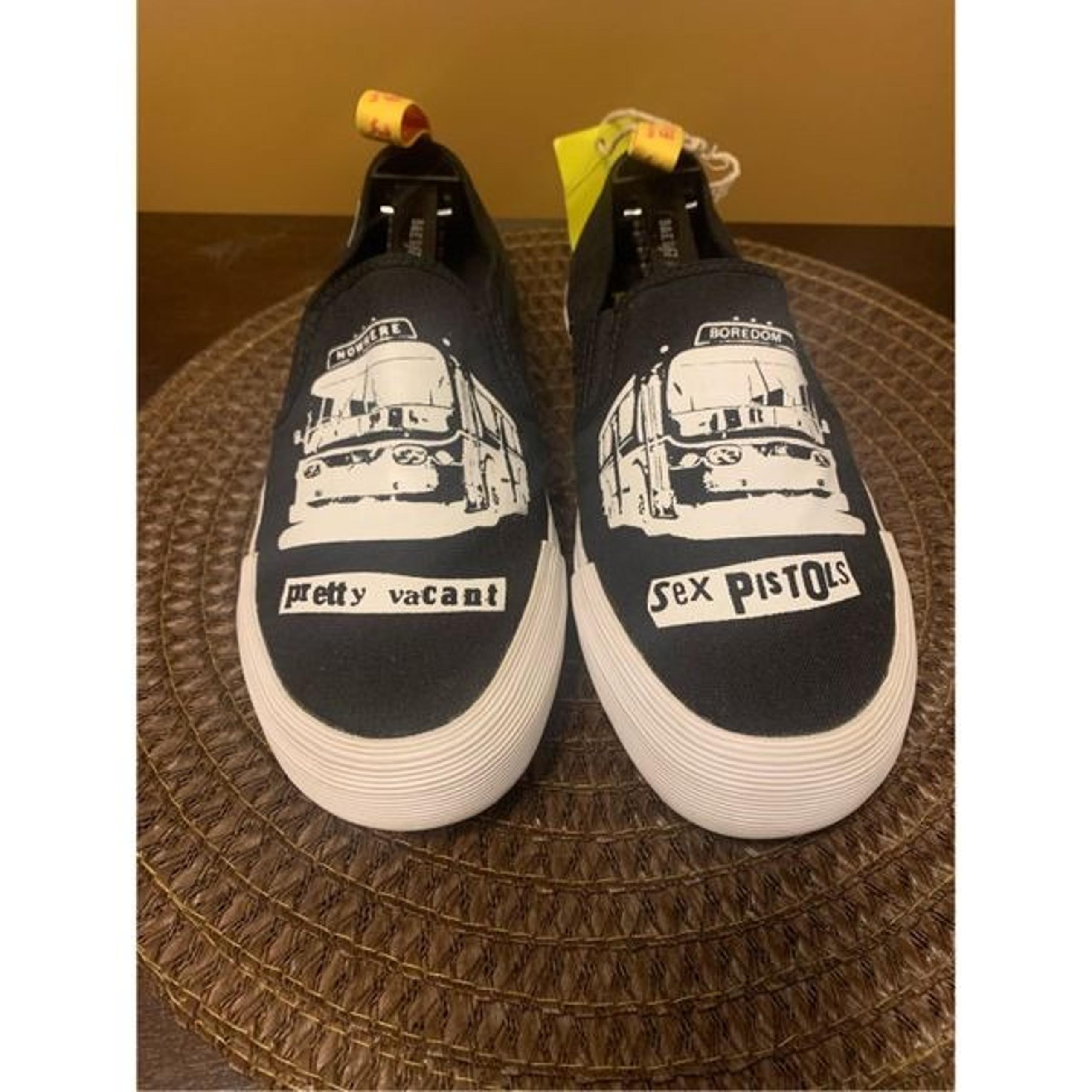 Dr. Marten's x Sex Pistols Slip on Shoes Size 6 Women / 5 Men EUC