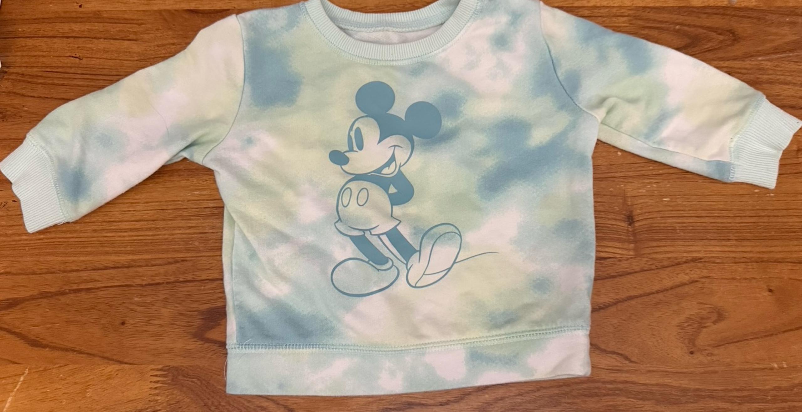 Disney Mickey Mouse Baby Shirt 6M Used See Images