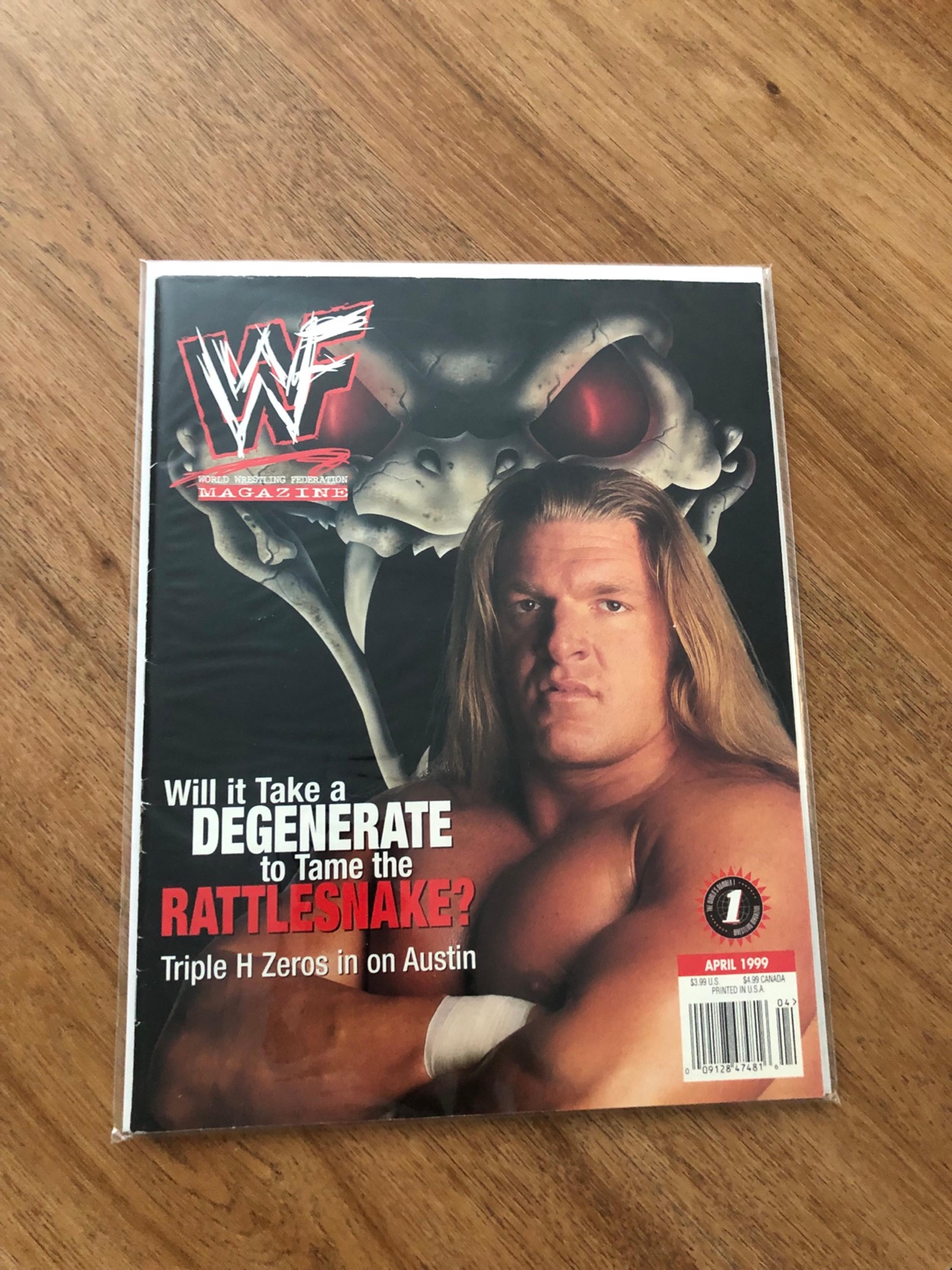 WWE WWF Magazine April 1999 Triple H HHH