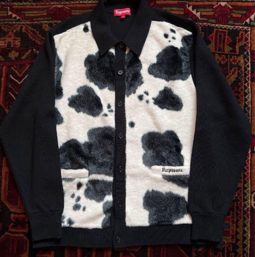 Supreme Cow Print Cardigan Moss Men's - FW21 - US
