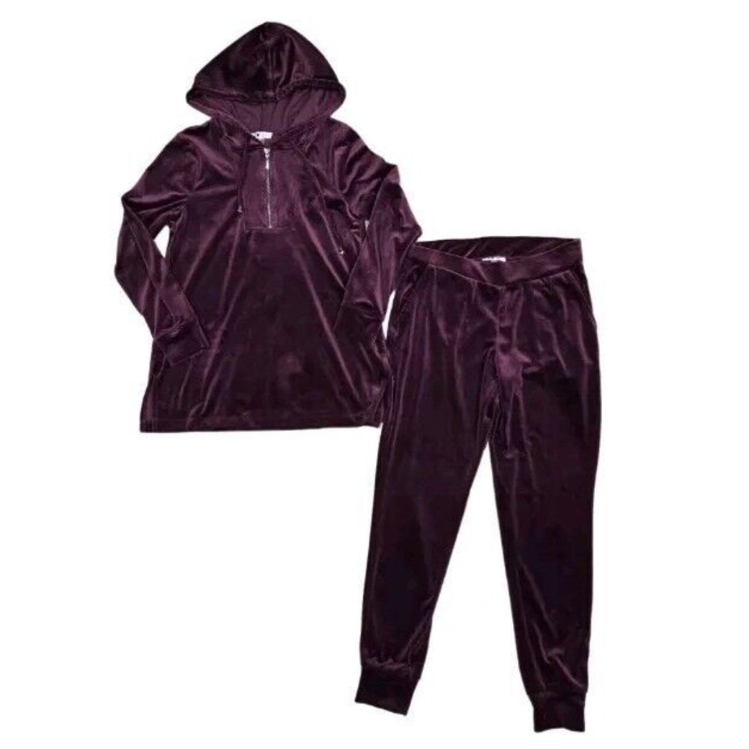 Cable & Gauge 2 Piece Valor Set Pants Pullover Hooded Sweater Women Size Small