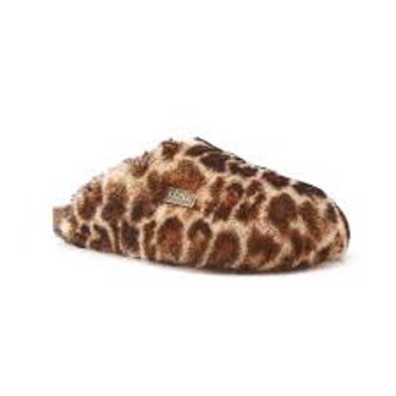 DREAMER LEOPARD super-fluff shearling slipper size US 9 = 40 EU
