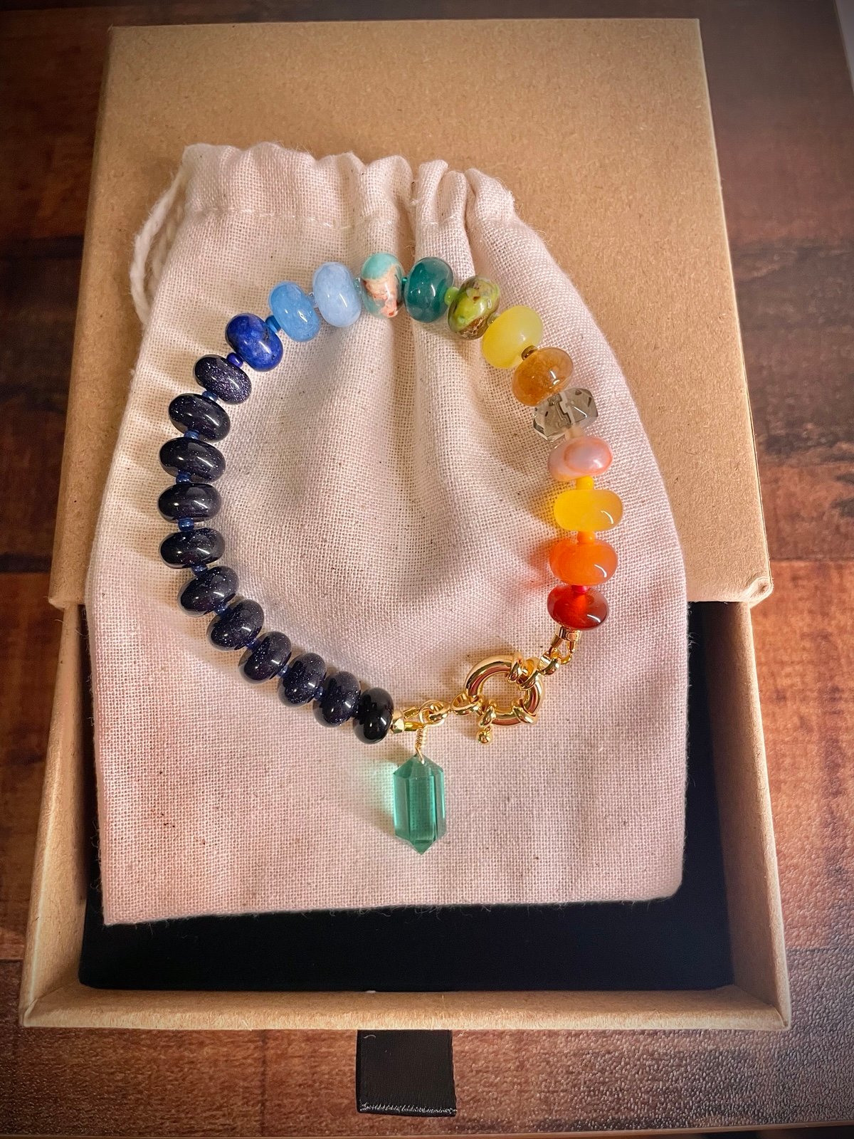Rainbow Gemstone Bracelet
