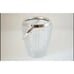 Mid Century Towle William Adams Crystal Silver Plated Ice Bucket Made Italy