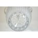 Mid Century Towle William Adams Crystal Silver Plated Ice Bucket Made Italy