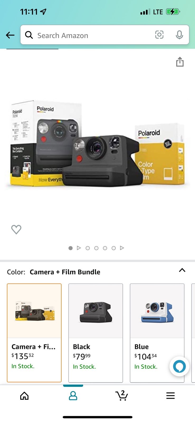 Polaroid instant camera