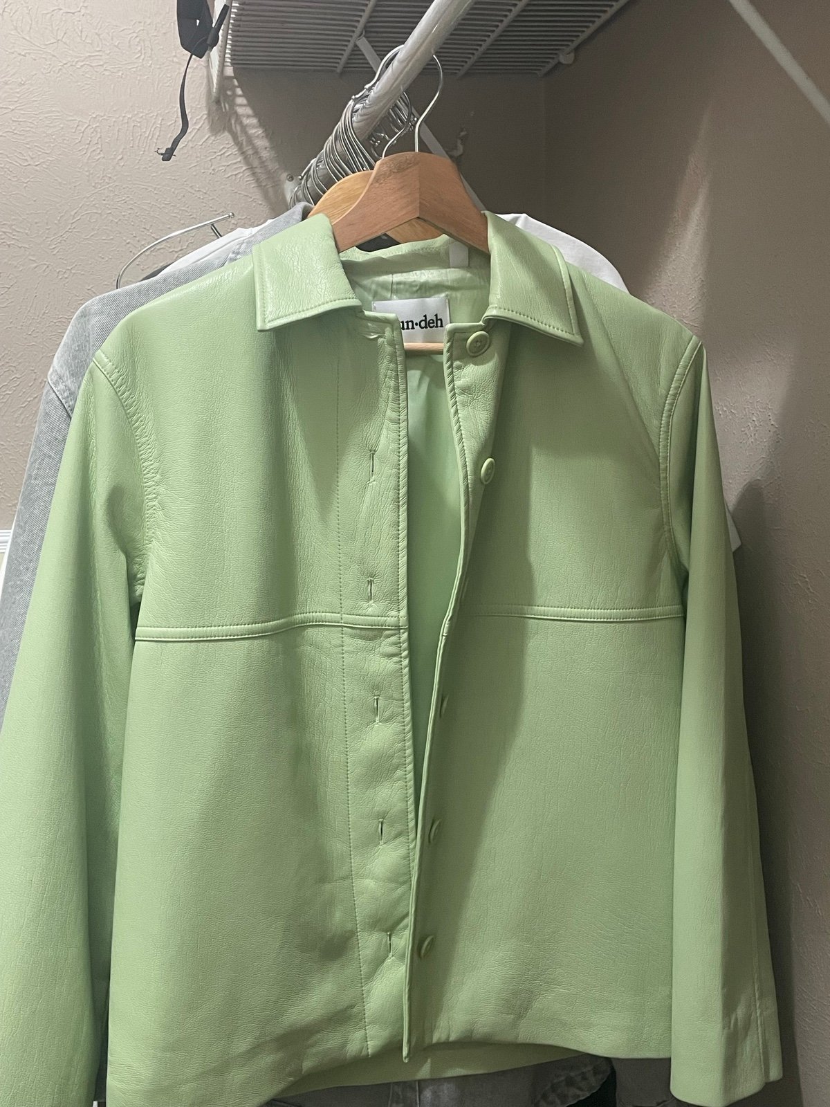 aritzia leather jacket