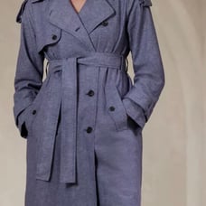Banana Republic Linen-Cotton Classic Trench Coat