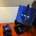 Royal blue infused glass sushi set (5)