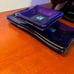 Royal blue infused glass sushi set (5)