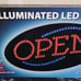 COSCO OPEN Sign Animated Motion Running LED On Off Switch Bright Light NEW