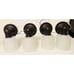 Intertek 4004488 Brown Wall Mounted Scone Set of 4