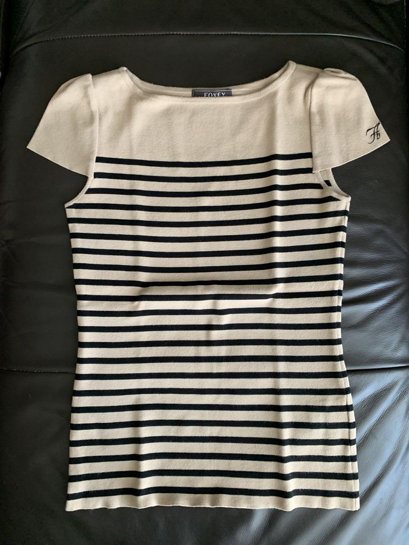 Foxey Top, Striped Knit