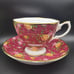 Vintage Royal Albert Old Country Roses Set of 2 Bone China Teacups & Saucers