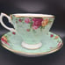 Vintage Royal Albert Old Country Roses Set of 2 Bone China Teacups & Saucers