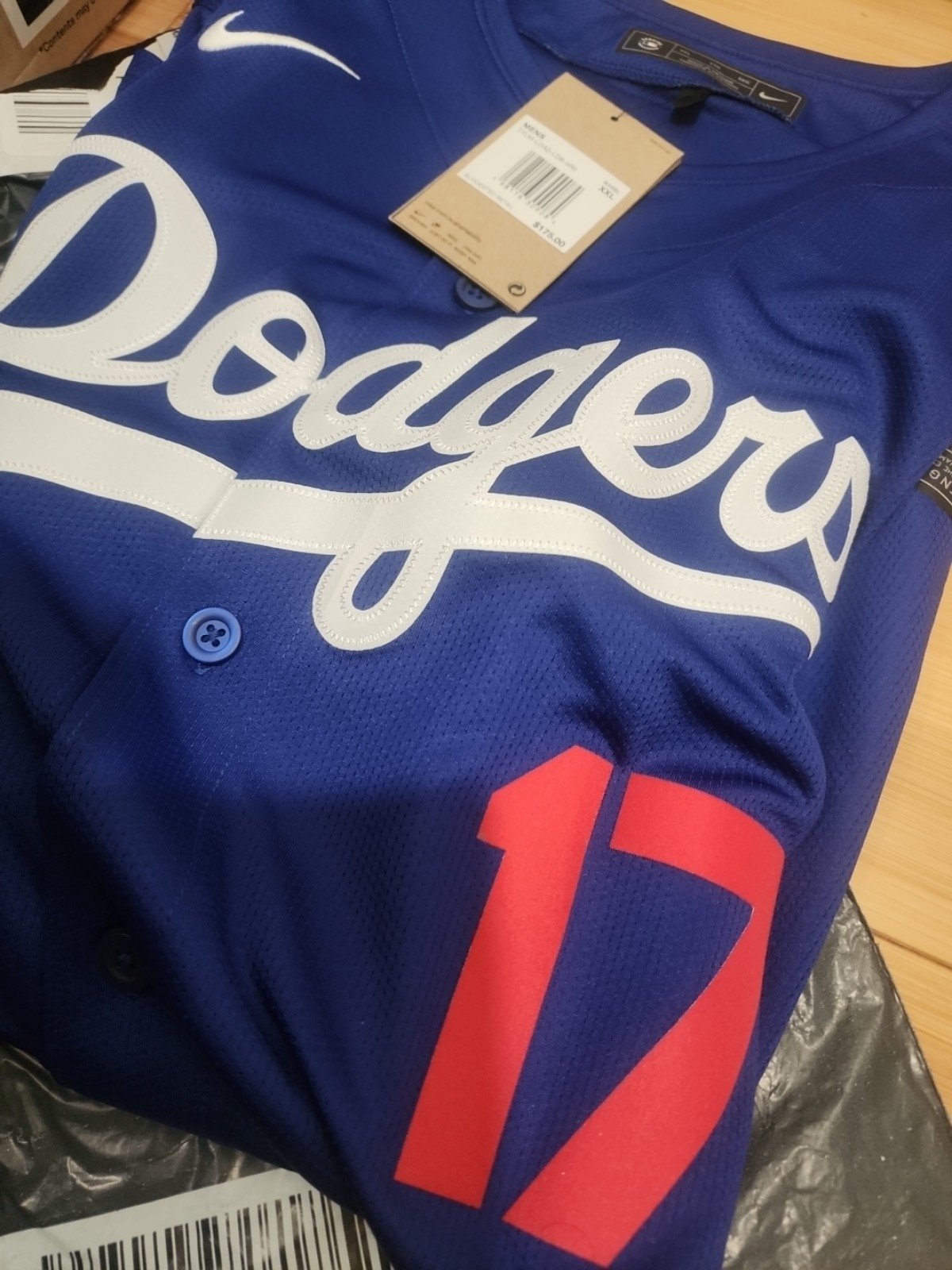 New MLB Men's Shohei Ohtani Los Angeles Dodgers Nike Limited Vapor Player Jersey