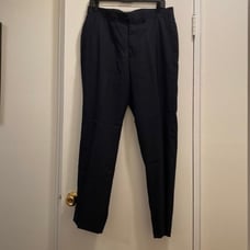 Ermenegildo Zegna 100% wool pants pleated cuffed