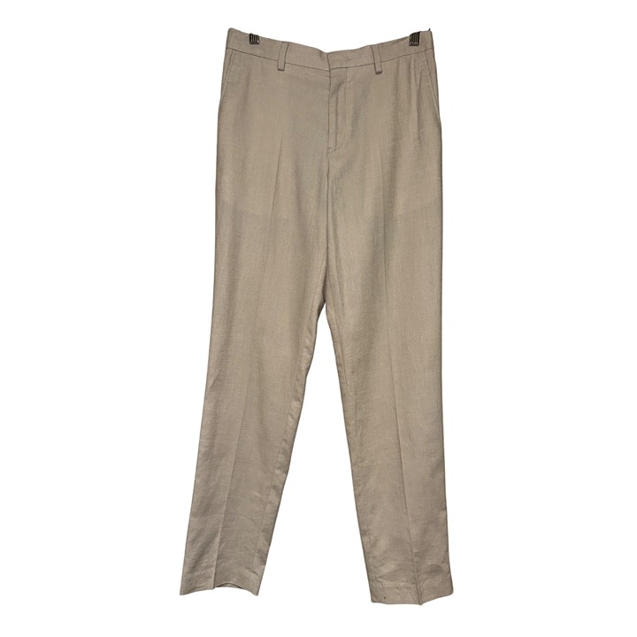 NEW Ralph Lauren Boy's Suit Pants Khaki Beugene Black Label Linen Size 20 30