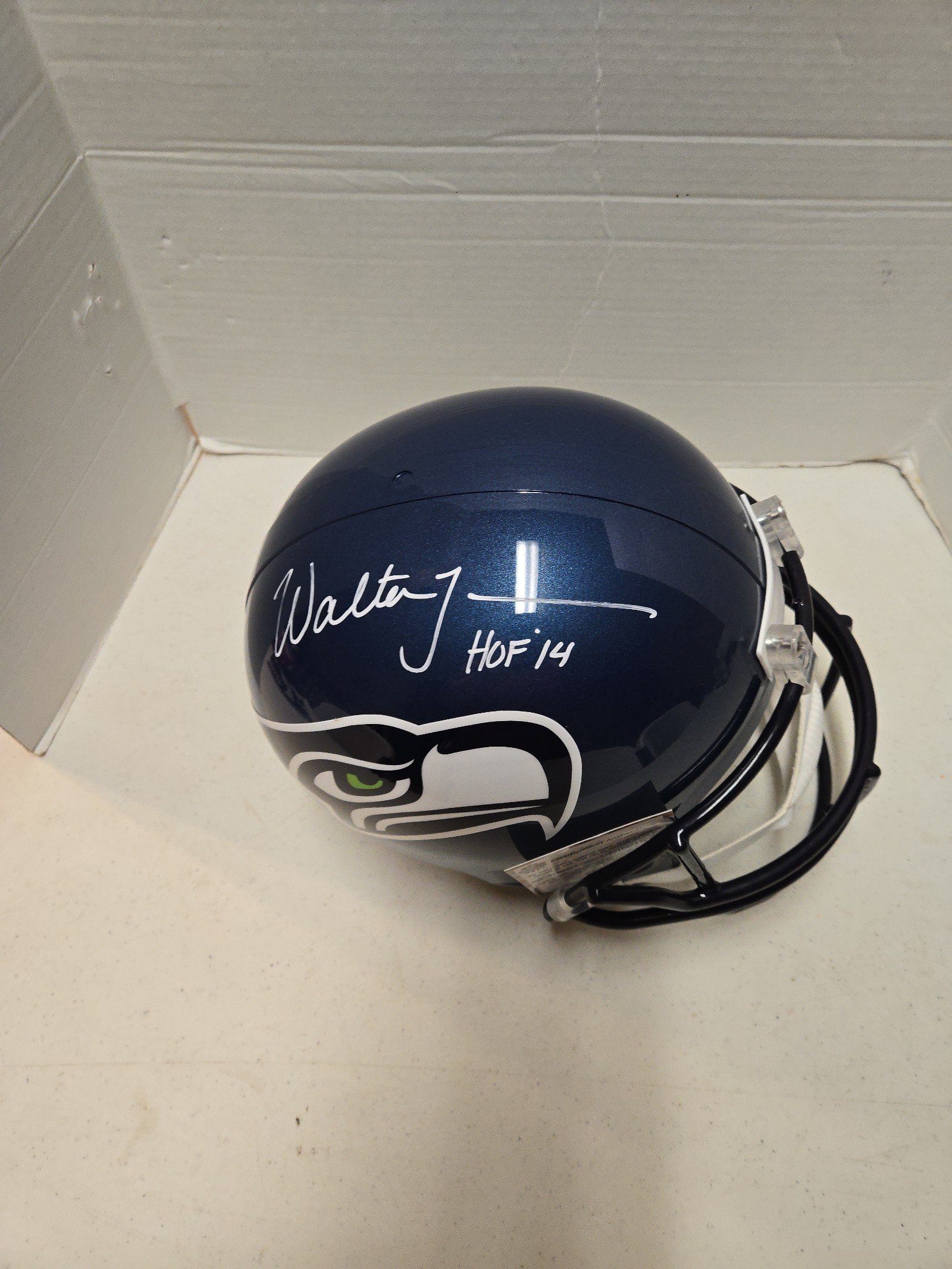 Walter Jones #71 Seattle Seahawks Autograph Full Size Replica Helmet