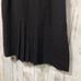 CHANEL Coco Mark Pleated Skirt - Size 40, Wool, Silk, Black