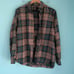 Lobo By Pendleton Vintage Plaid Heavy Cotton Button Down Work Shirt L RARE USA