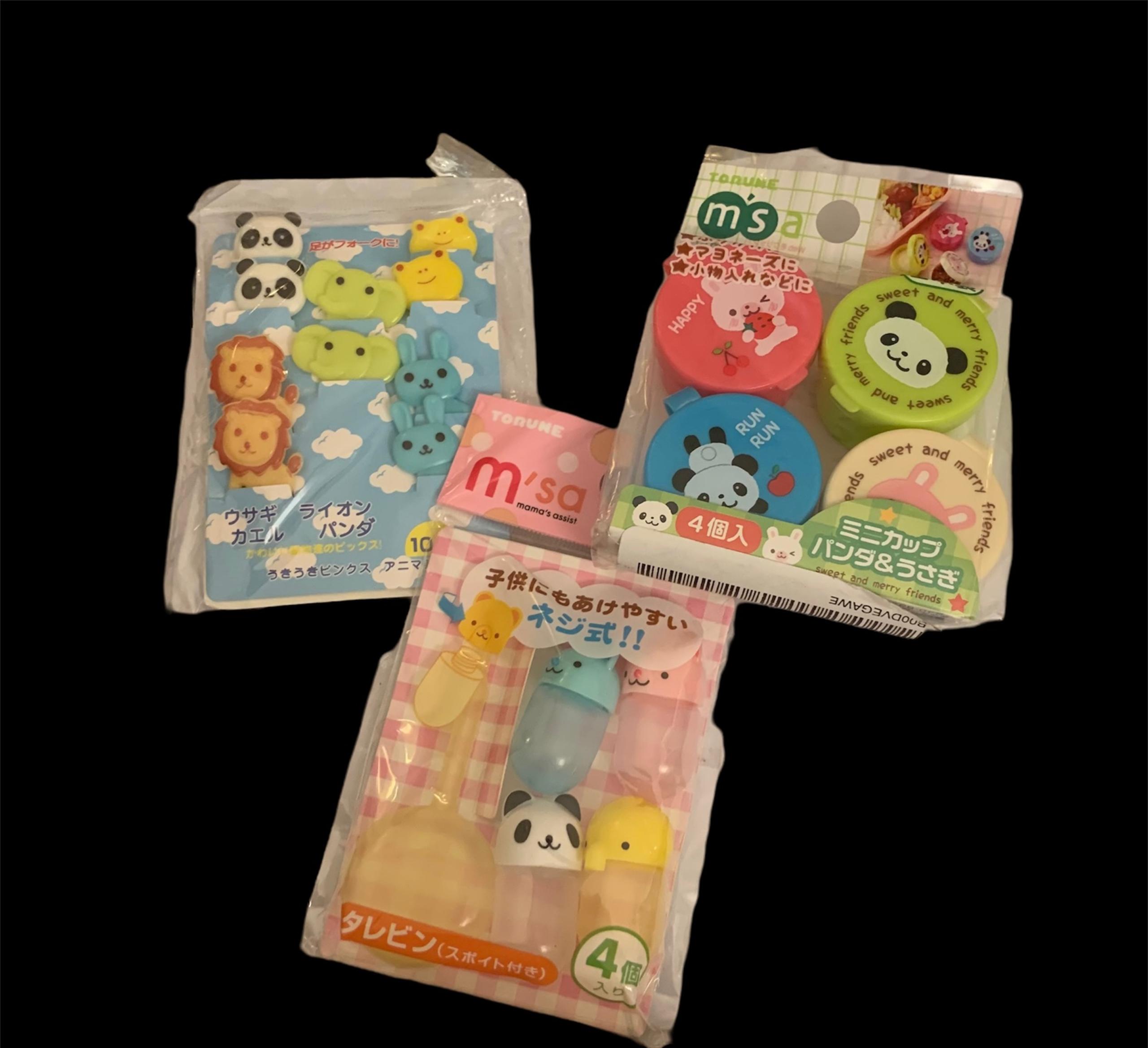 Panda bunny Bento lunch acccesories