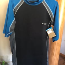 Mens Columbia Titanium Backpaddle Short Sleeve Crew size XL NWT