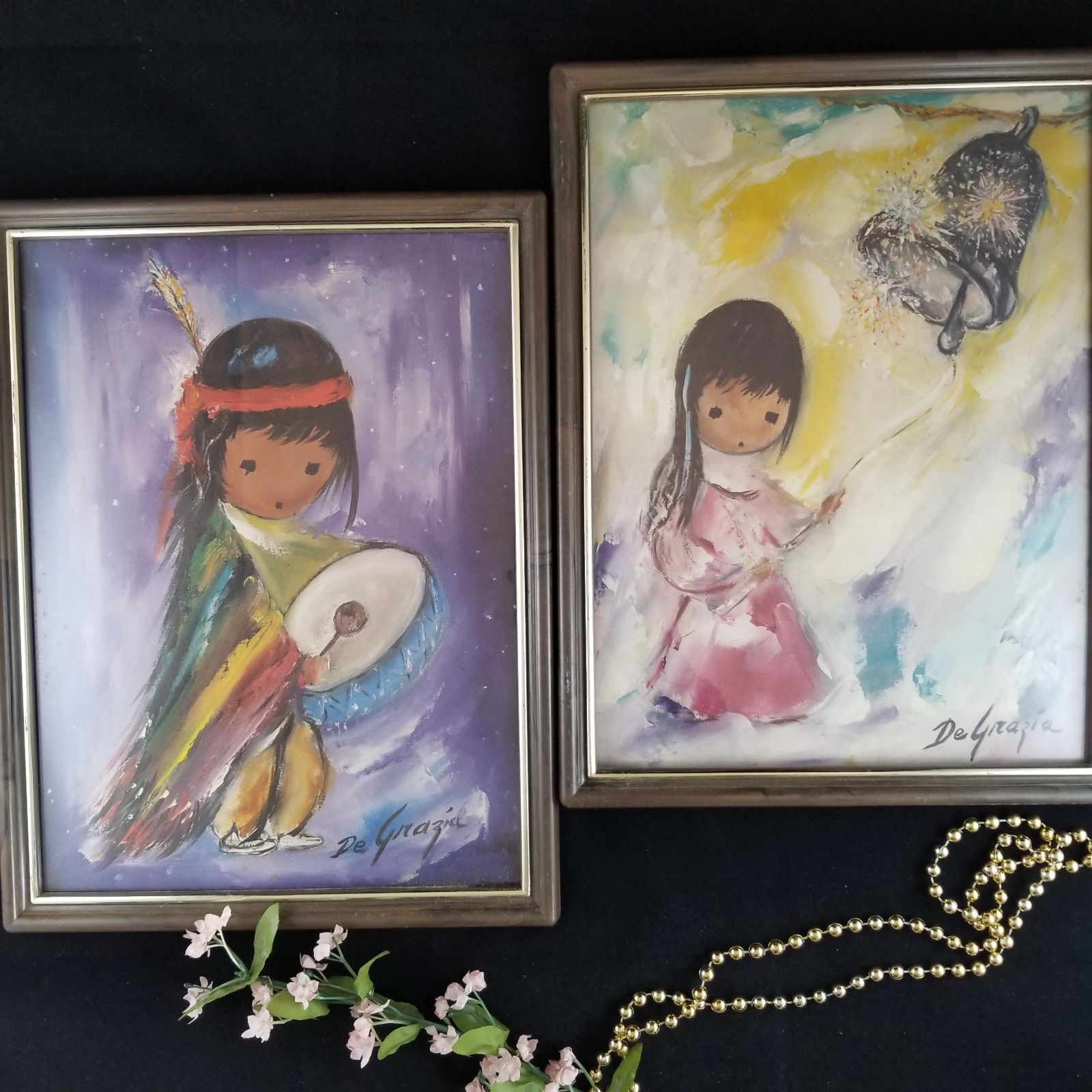 Vintage Framed Art 1972