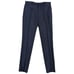 The Kooples Paris Women's Navy Wool Single Pleated Patterned Dress Pant Sz EU 44