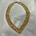 Elegant Vintage Cream Bead Statement Necklace