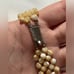 Elegant Vintage Cream Bead Statement Necklace