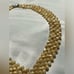 Elegant Vintage Cream Bead Statement Necklace