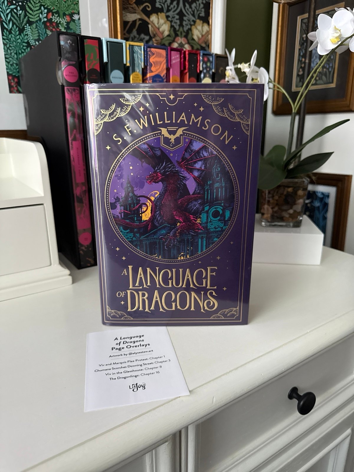 Fairyloot The Language of Dragons with Overlays