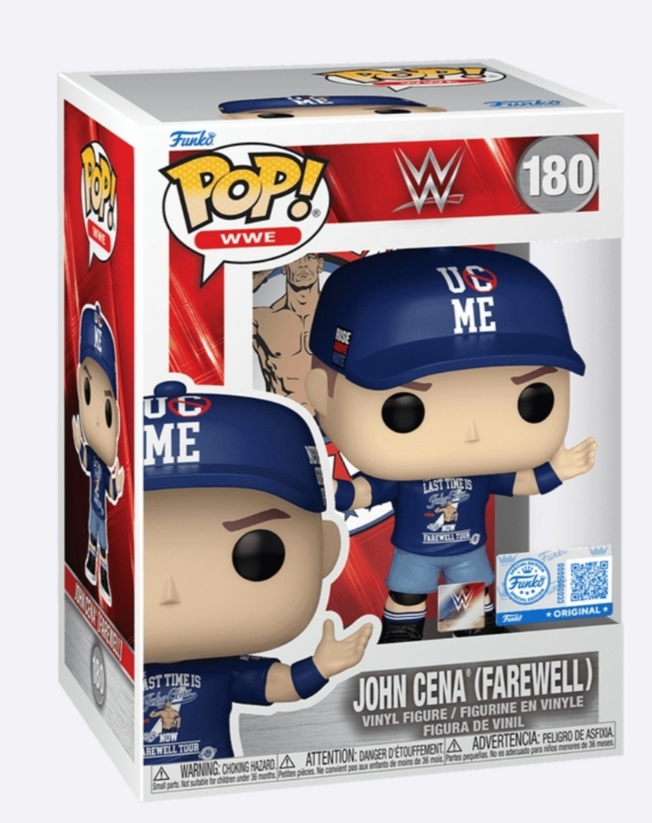 Funko Pop! John Cena WWE (Farewell) #180 LA BLUE,