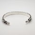 Cuben Silver Chain Cuff Bracelet, SOLD