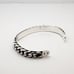 Cuben Silver Chain Cuff Bracelet, SOLD