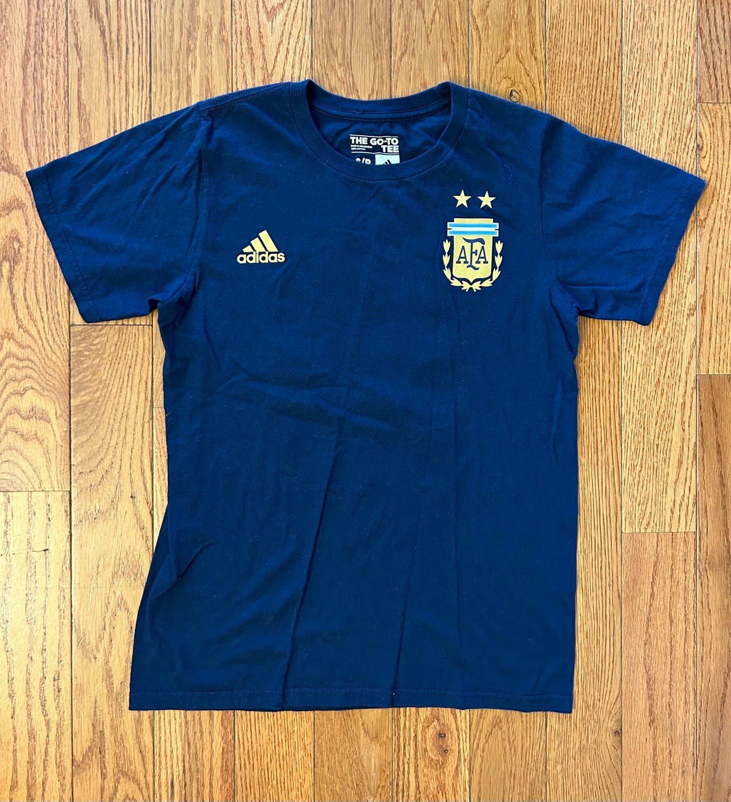 Lionel Messi Argentina Adidas T-Shirt Size Small