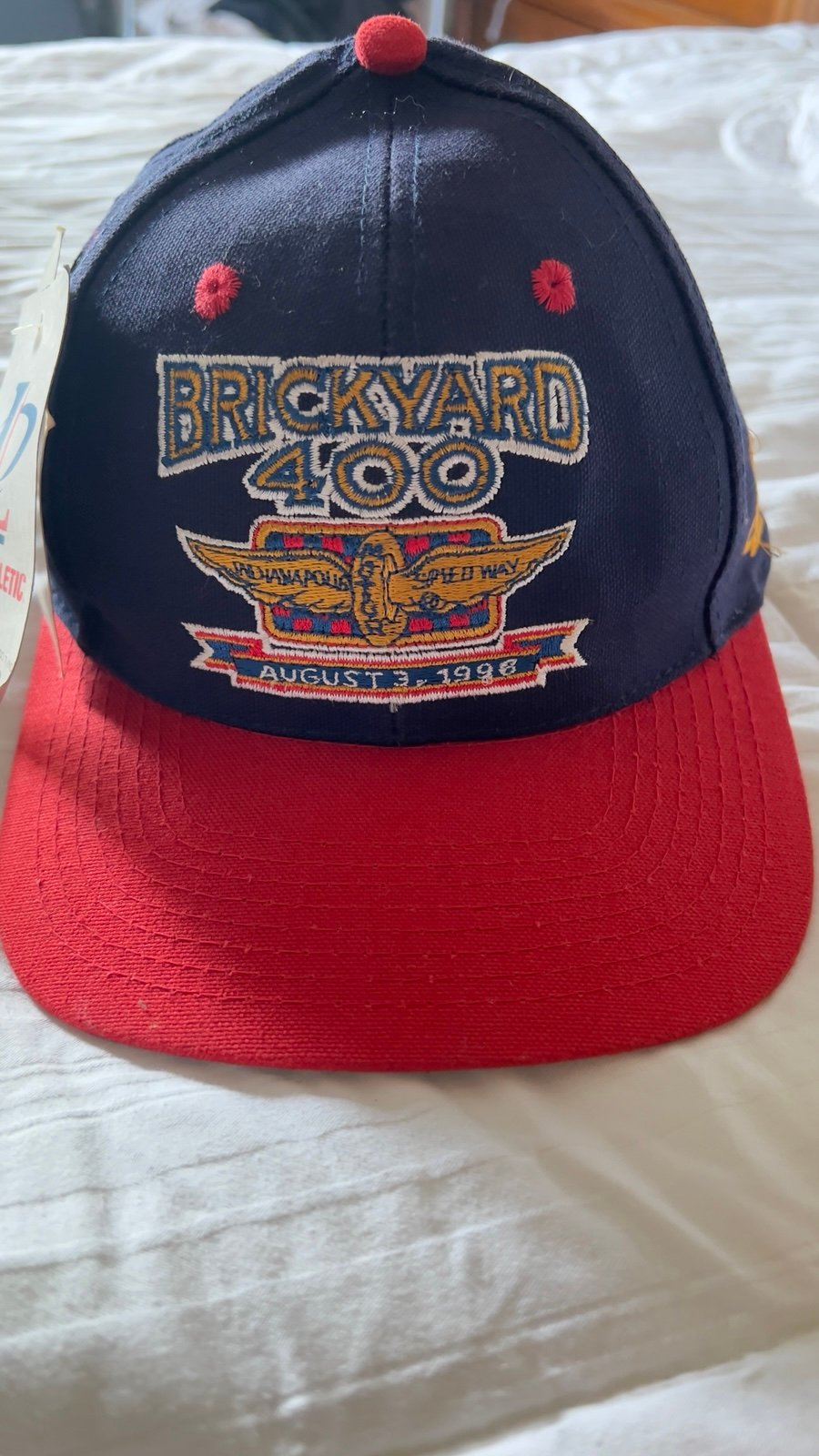 *NWT* 1996 Brickyard 400, Logo Athletic hat
