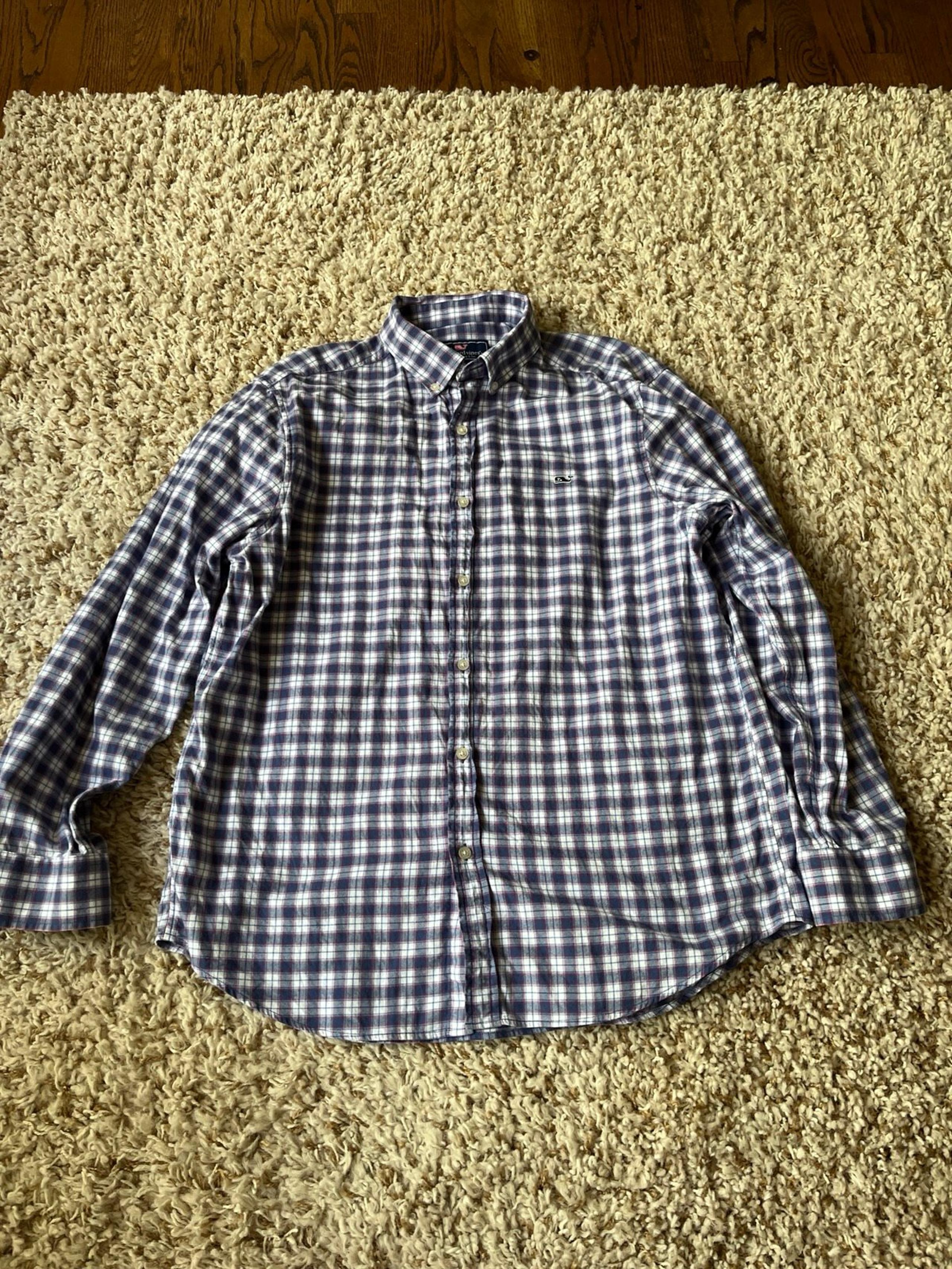 Mens Vineyard Vines button down whale shirt