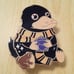 Cami Onnette - HP Niffler w/ Hufflepuff Scarf & Chocolate Frog Jumbo Enamel Pin