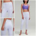 Lululemon Align High-Rise Crop Sz 8/23 In Pastel Blue