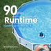 Vidapool Cordless Robotic Pool Cleaner VRPC01 Pool Rover Vacuum, Auto-Dock Flat